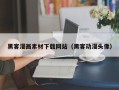 明港黑客漫画素材下载网站（黑客动漫头像）